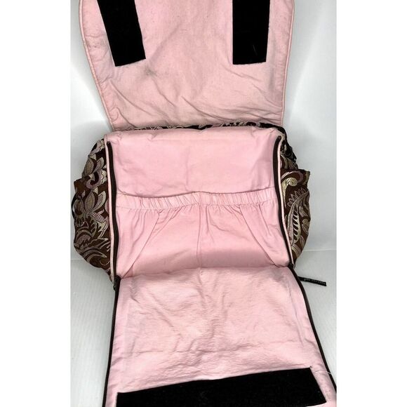 Petunia Pickle Bottom Pink and Purple Diaper Bag with Adjustable Strap FUC - Picture 4 of 13